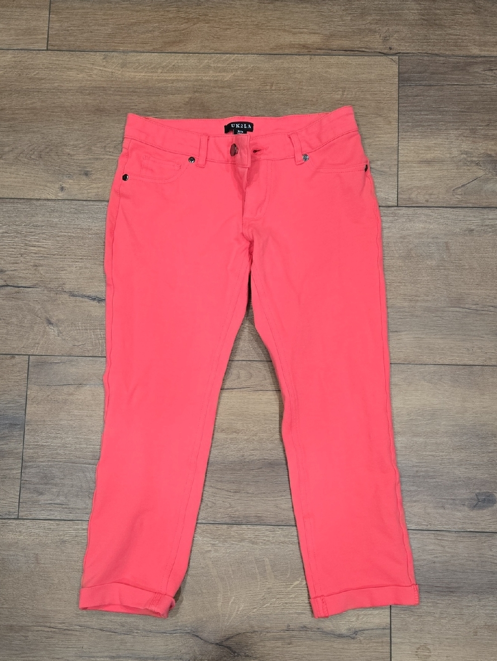 UK2LA Coral Pink Capris